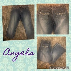 Angels Vintage Y2k crop jeans  (2000s) size 7